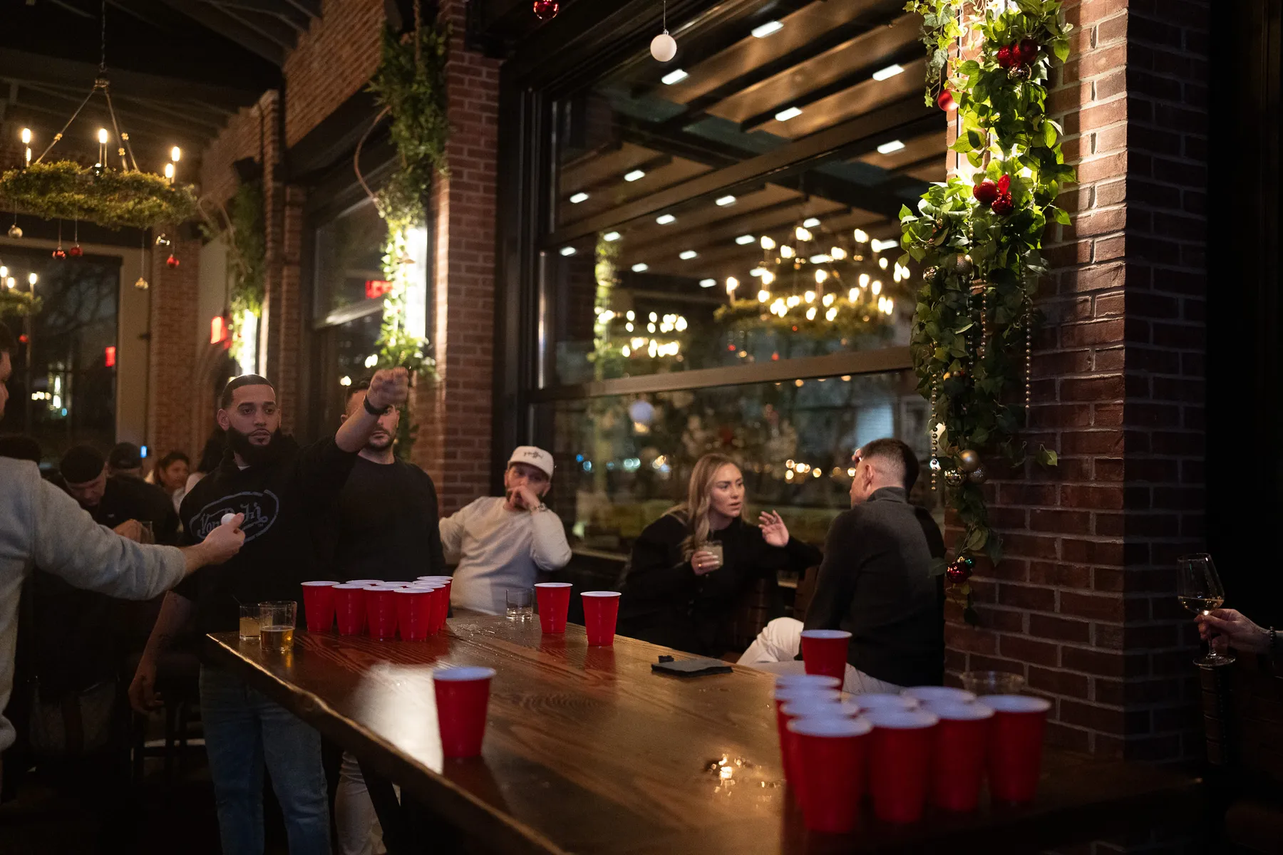 Holiday Party Beer Pong
