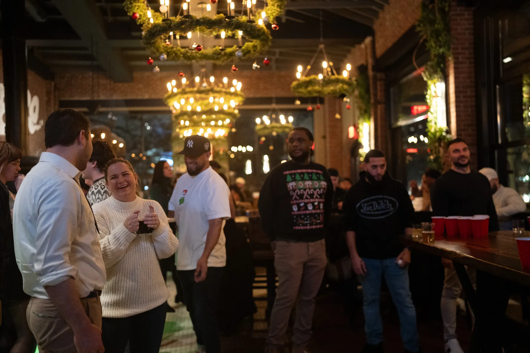 Holiday Party Crowd