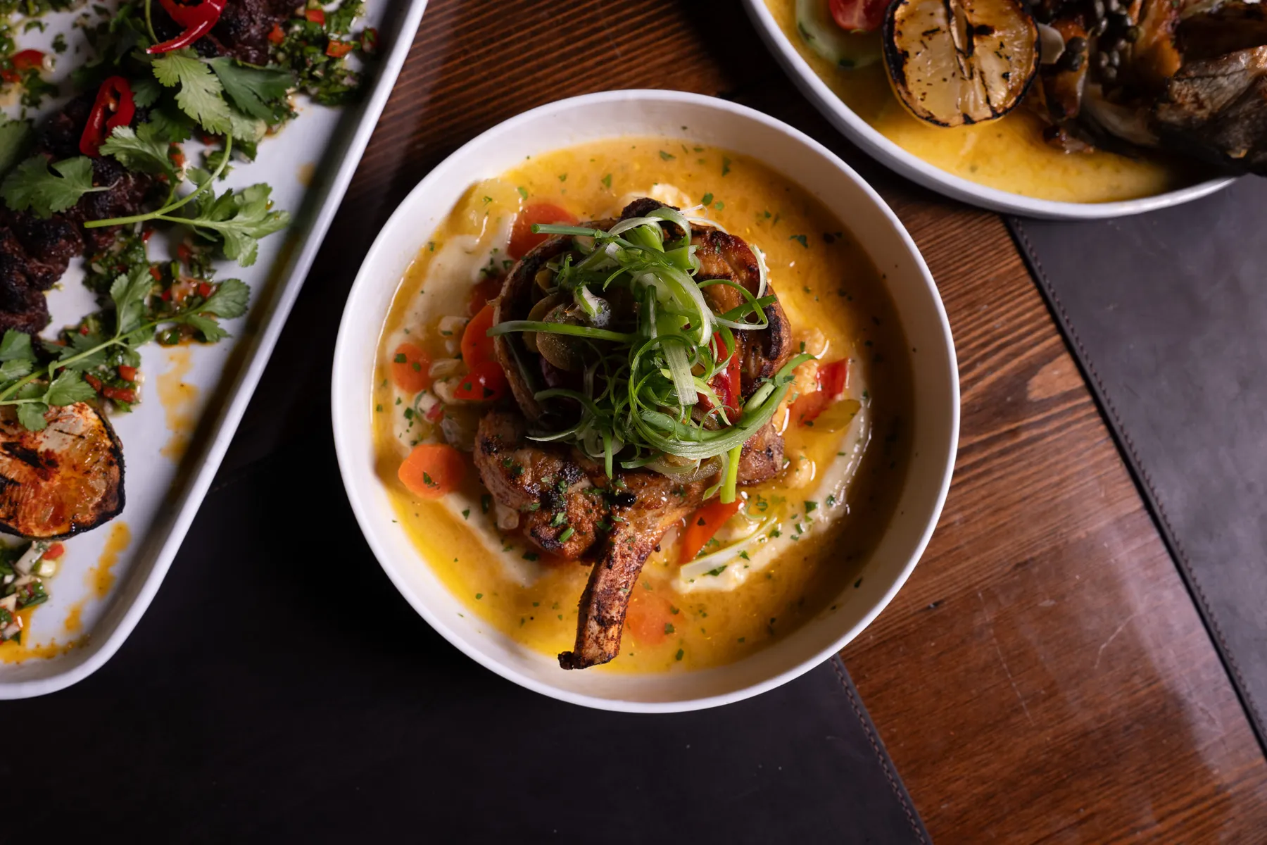 Knead Pork Chop Overhead
