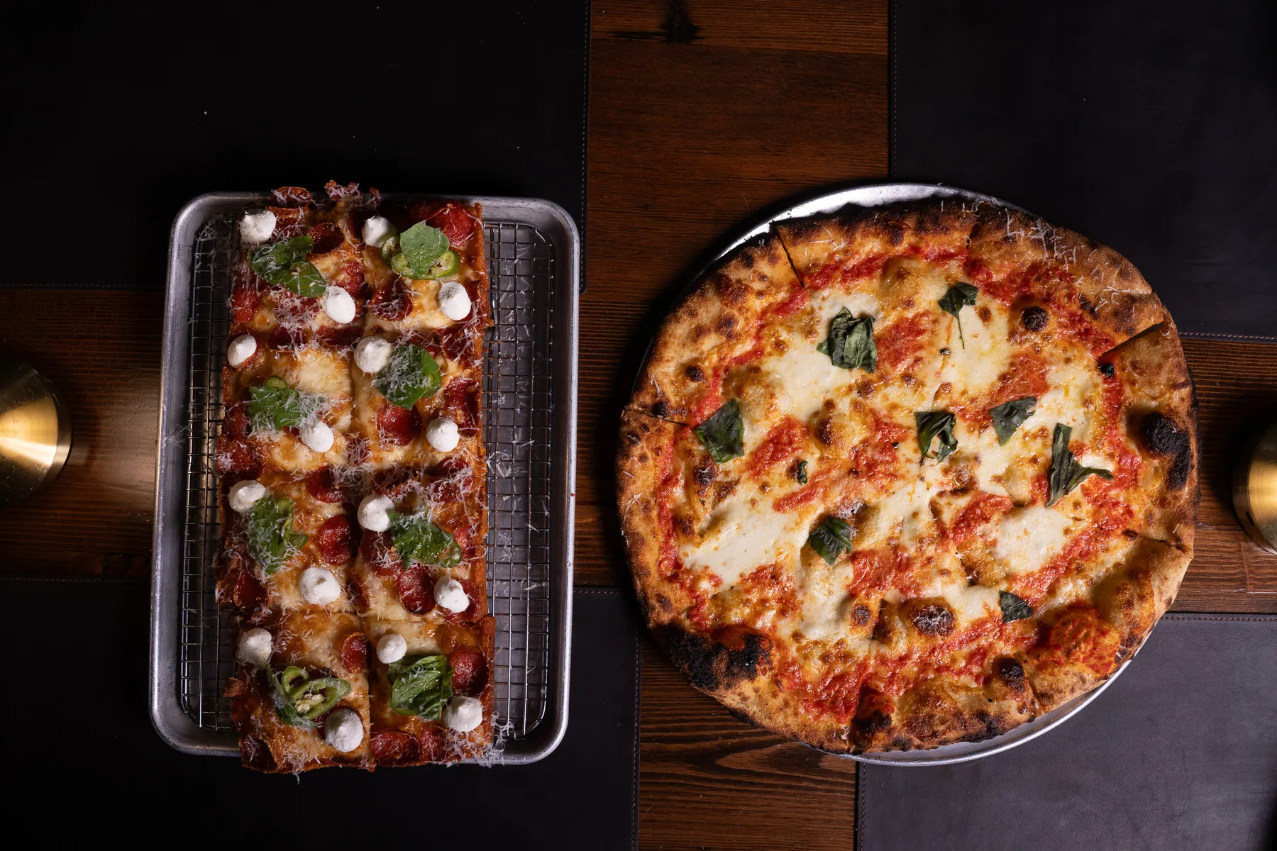 Knead Round And Square Pizza