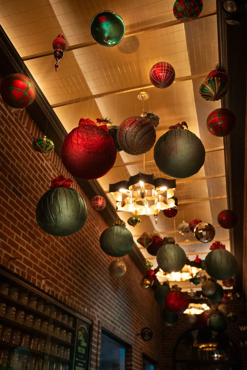 Holiday Ornaments Ceiling