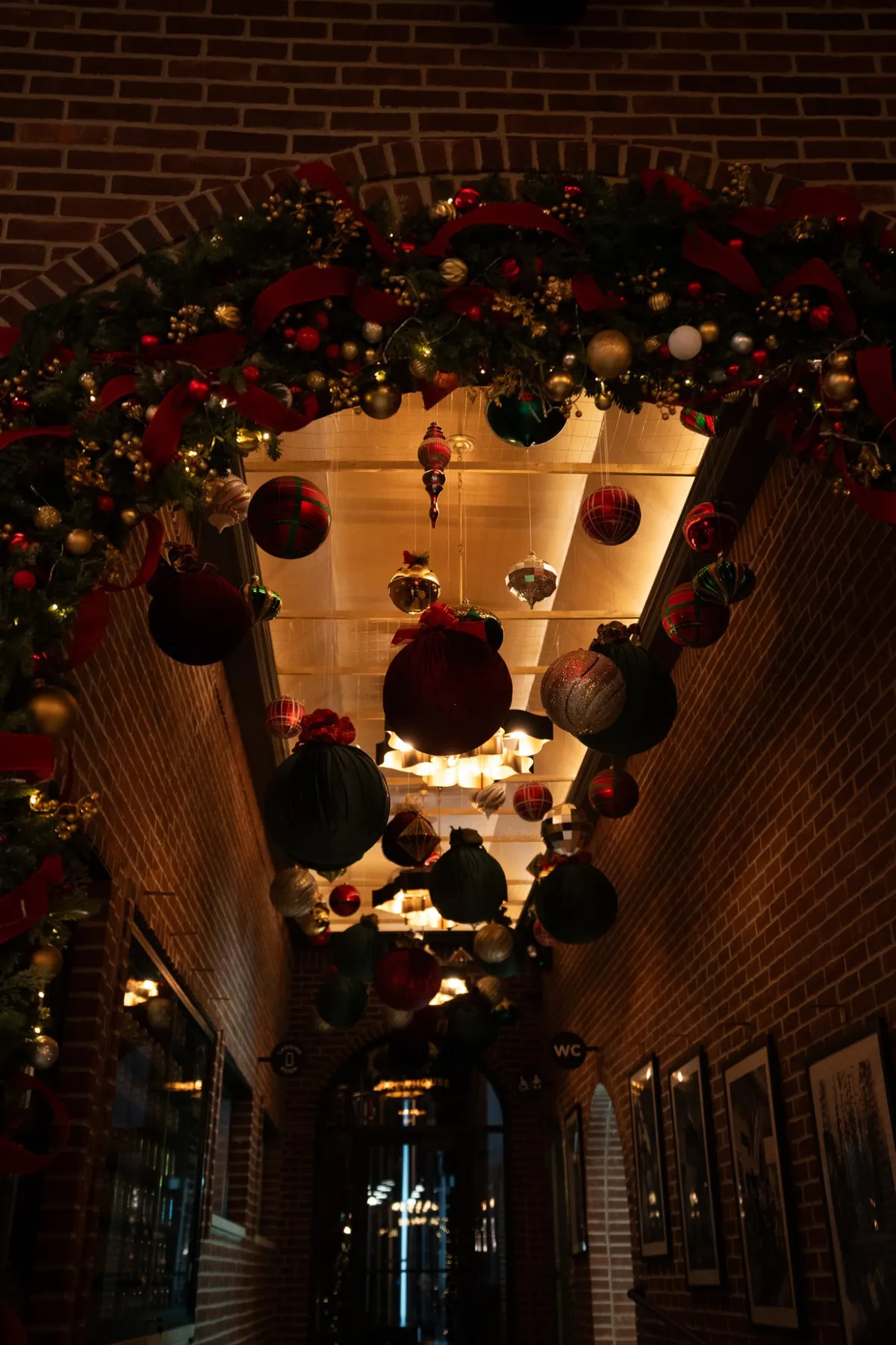 Taproom Holiday Bar Chandeliers