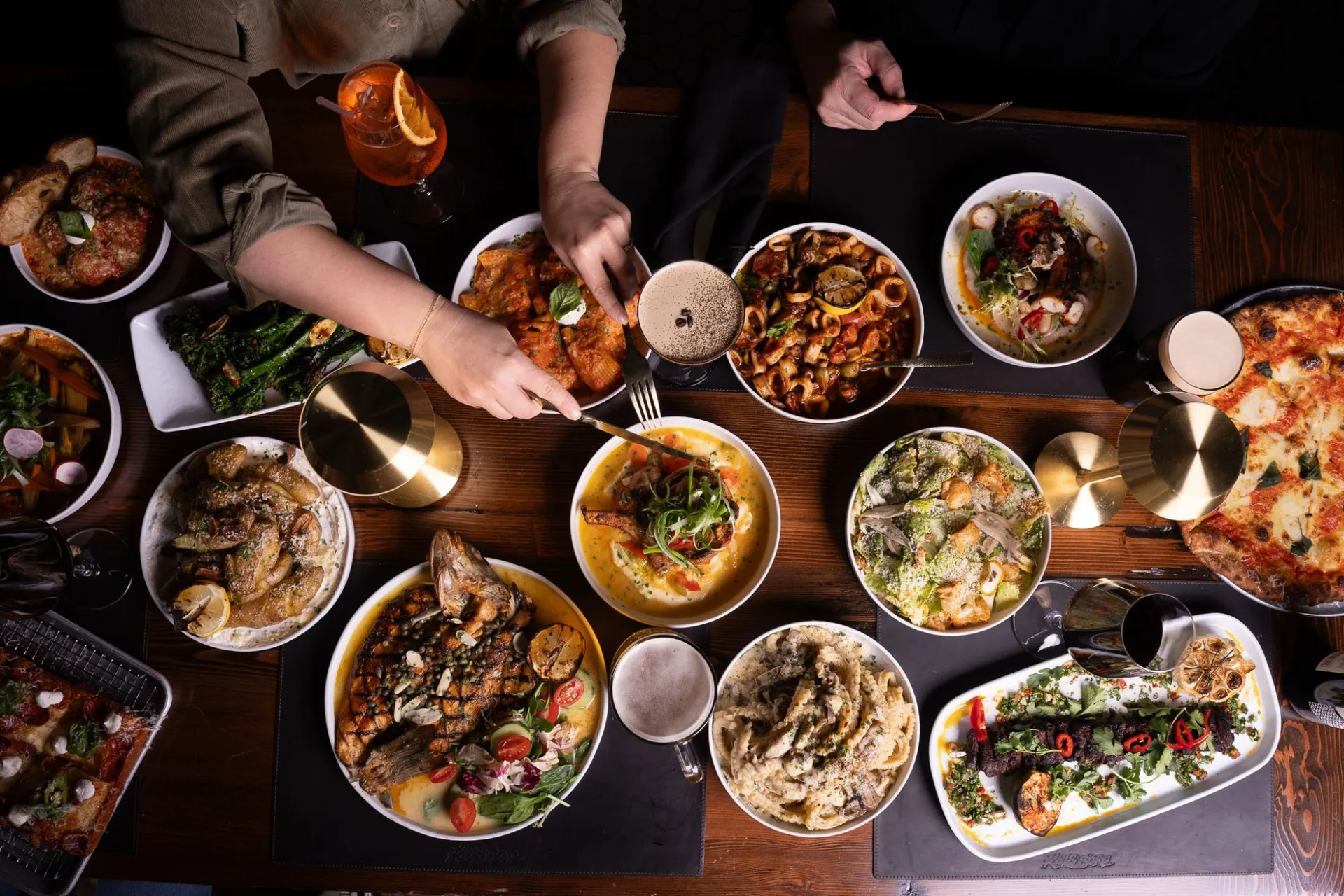 Knead Dinner Spread